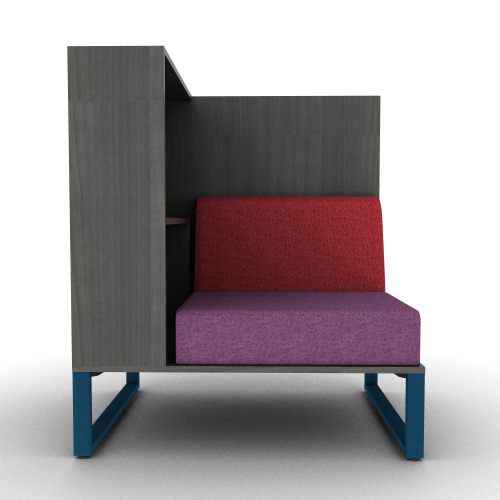 Chatham Cove 2-Sided Work Lounge Right Powered 50 Inch Height