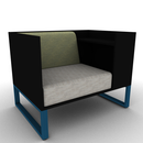 Chatham Cove 3-Sided Work Lounge Left Non-Powered 34 Inch Height