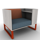 Chatham Cove 3-Sided Work Lounge Left Non-Powered 34 Inch Height