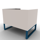 Chatham Cove 3-Sided Work Lounge Left Non-Powered 34 Inch Height