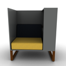 Chatham Cove 3-Sided Work Lounge Left Non-Powered 50 Inch Height