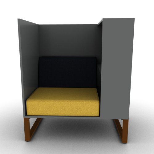 Chatham Cove 3-Sided Work Lounge Left Non-Powered 50 Inch Height