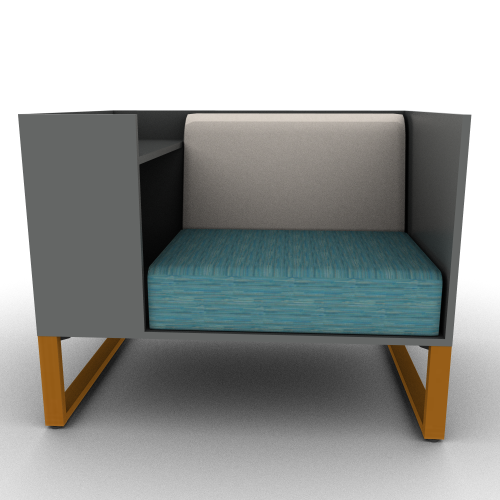 Chatham Cove 3-Sided Work Lounge Right Non-Powered 34 Inch Height