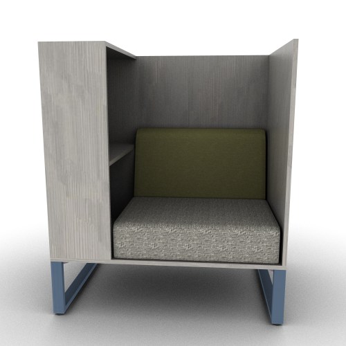 Chatham Cove 3-Sided Work Lounge Right Non-Powered 50 Inch Height