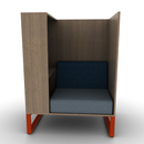 Chatham Cove 3-Sided Work Lounge Right Non-Powered 58 Inch Height
