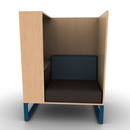 Chatham Cove 3-Sided Work Lounge Right Non-Powered 58 Inch Height