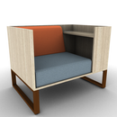 Chatham Cove 3-Sided Work Lounge Left Powered 34H