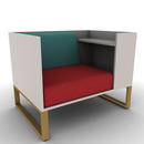 Chatham Cove 3-Sided Work Lounge Left Powered 34H