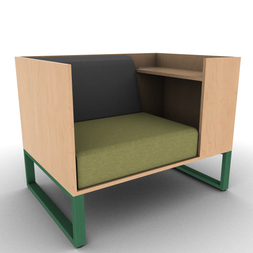 Chatham Cove 3-Sided Work Lounge Left Powered 34H