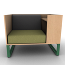 Chatham Cove 3-Sided Work Lounge Left Powered 34H