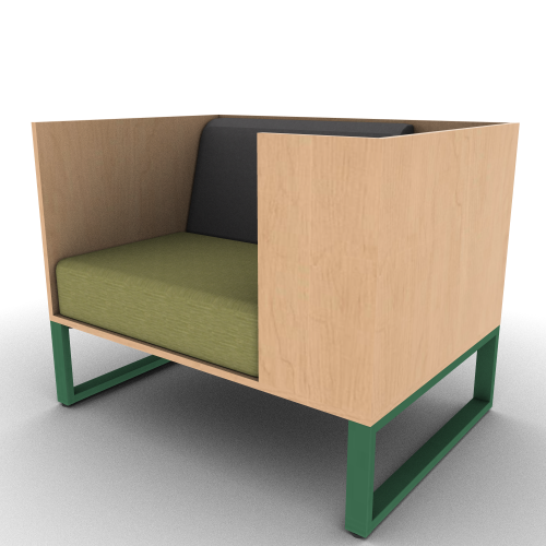Chatham Cove 3-Sided Work Lounge Left Powered 34H