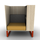 Chatham Cove 3-Sided Work Lounge Left Powered 50 Inch Height