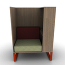 Chatham Cove 3-Sided Work Lounge Left Powered 58 Inch Height