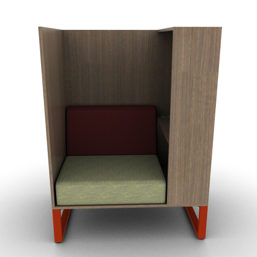 Chatham Cove 3-Sided Work Lounge Left Powered 58 Inch Height