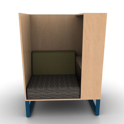 Chatham Cove 3-Sided Work Lounge Left Powered 58 Inch Height