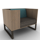 Chatham Cove 3-Sided Work Lounge Right Powered 34H