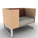 Chatham Cove 3-Sided Work Lounge Right Powered 34H