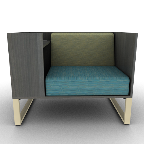 Chatham Cove 3-Sided Work Lounge Right Powered 34H