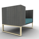 Chatham Cove 3-Sided Work Lounge Right Powered 34H