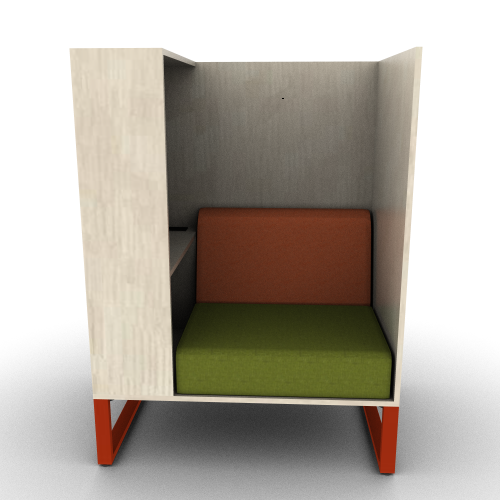 Chatham Cove 3-Sided Work Lounge Right Powered 58 Inch Height