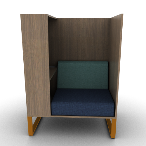 Chatham Cove 3-Sided Work Lounge Right Powered 58 Inch Height