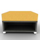 LB Lounge Backless 1 Seater Open Bottom