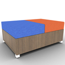 LB Lounge Backless 2 Seater Closed Bottom 42W