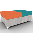 LB Lounge Backless 2 Seater Closed Bottom 48W