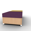 LB Lounge Backless 2 Seater Closed Bottom 60W