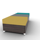 LB Lounge Backless 3 Seater Closed Bottom 66W