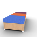 LB Lounge Backless 3 Seater Closed Bottom 72W