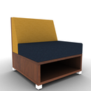 LB Lounge 1-Seater 34H Open Base