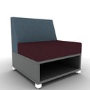 LB Lounge 1-Seater 34H Open Base