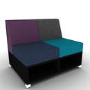 LB Lounge 2 Seater 34H X 42W X 30 Open Base