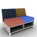 LB Lounge 2 Seater 50H X 48W X 30 Open Base