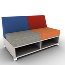 LB Lounge 2 Seater 34H X 54W X 30 Open Base