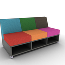 LB Lounge 3 Seater 50H X 66W X 30 Open Base