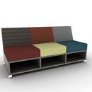 LB Lounge 3 Seater 34H X 72W X 30 Open Base