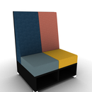 LB Lounge 2 Seater 50H X 36W X 30 Open Base