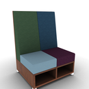 LB Lounge 2 Seater 50H X 36W X 30 Open Base