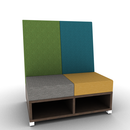 LB Lounge 2 Seater 50H X 42W X 30 Open Base