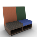 LB Lounge 2 Seater 50H X 54W X 30 Open Base