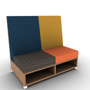 LB Lounge 2 Seater 50H X 54W X 30 Open Base