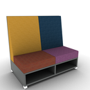 LB Lounge 2 Seater 50H X 54W X 30 Open Base