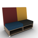 LB Lounge 2 Seater 50H X 60W X 30 Open Base