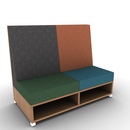 LB Lounge 2 Seater 50H X 60W X 30 Open Base
