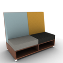 LB Lounge 2 Seater 50H X 60W X 30 Open Base