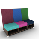LB Lounge 3 Seater 50H X 72W X 30 Open Base