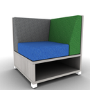 LB Lounge 34 Tall Corner Rear Overlay Open Base Right