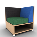 LB Lounge 34 Tall Corner Rear Overlay Open Base Right